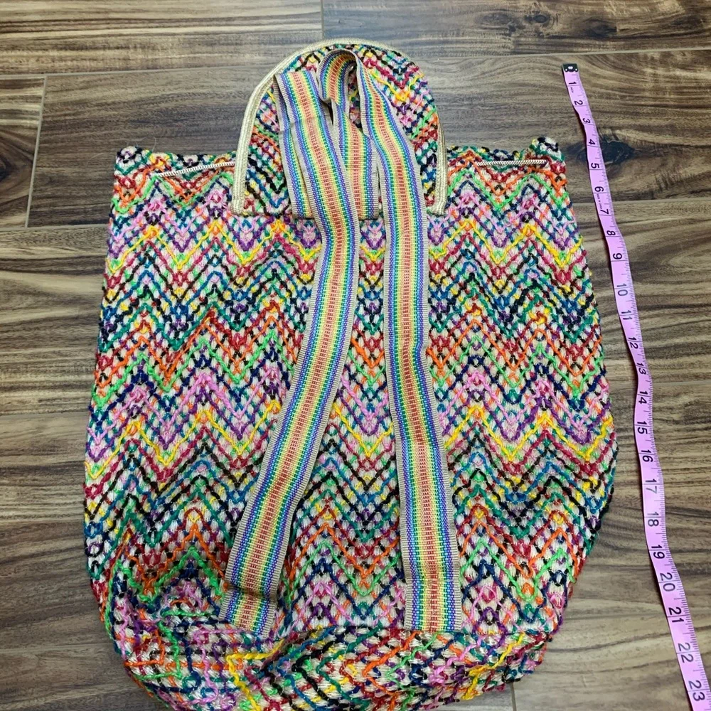 M. M. M. Artesanías backpack, multicolor, New